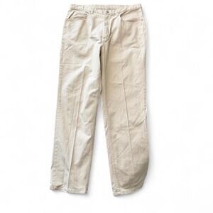 Vintage 90s Chico's Ivory Straight Leg Jeans